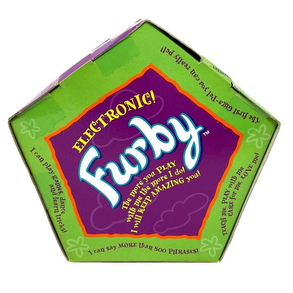 1998 Furby Frog Green White Blue Eyes 70-800 Gen 3 Collector Condition SEALED! - Picture 7 of 8